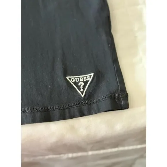 Guess Logo Printed White Tank Top T-Shirt Size X-Large - Picture 2 of 6